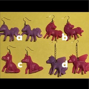Pony/Unicorn Earrings